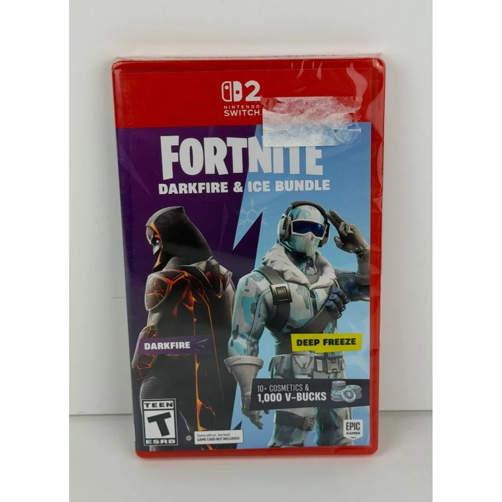 FORTNITE DARKFIRE & ICE BUNDLE 10+ COSMETICS 1,000 V-BUCKS Nintendo Switch 2 NEW